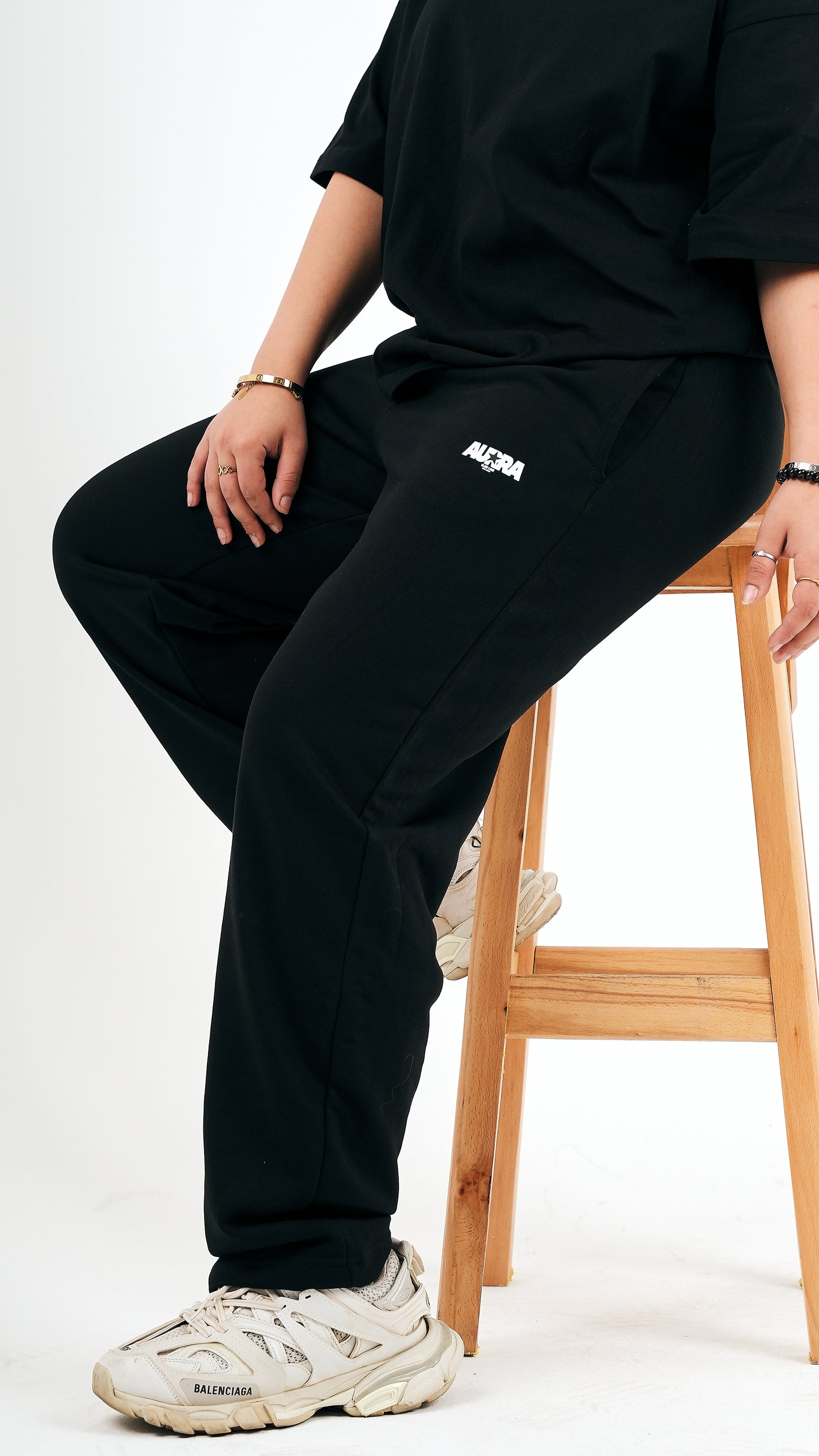 Black Wide-Leg Pants