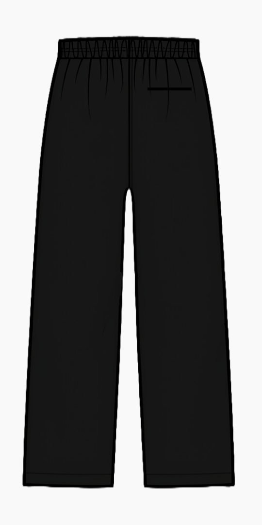 Black Wide-Leg Pants