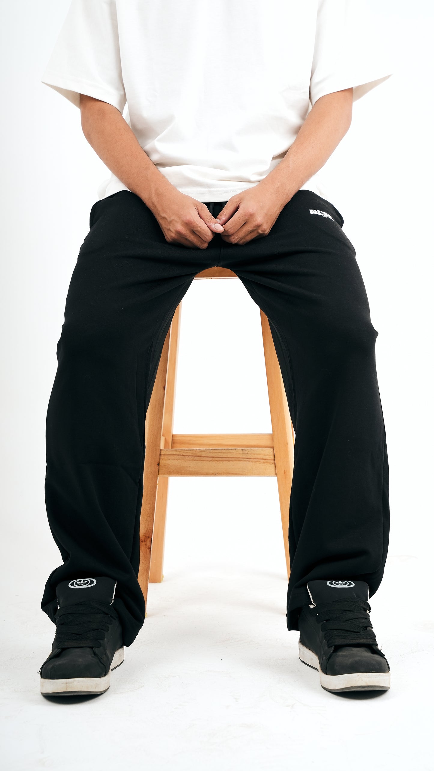 Black Wide-Leg Pants
