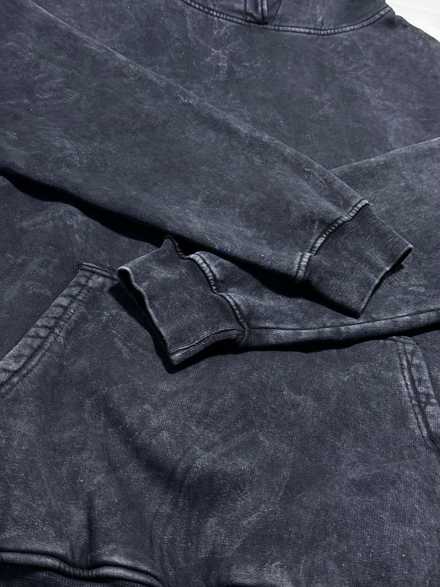 Black Washed Hoodie