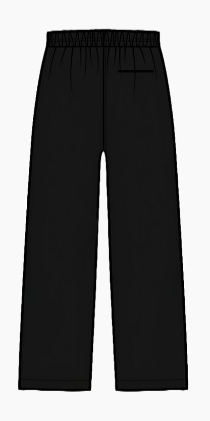 Black Wide-Leg Pants